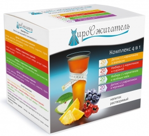 Жиросжигатель «Комплекс 4 в 1 BOX 400 гр»